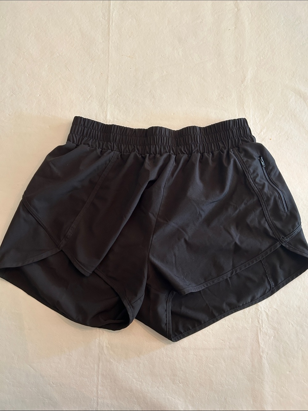 Black Running Athletic Shorts